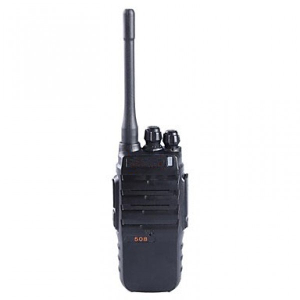 BST-508 Professional Super Power Waterproof Shockproof 6W Walkie Talkie - Black