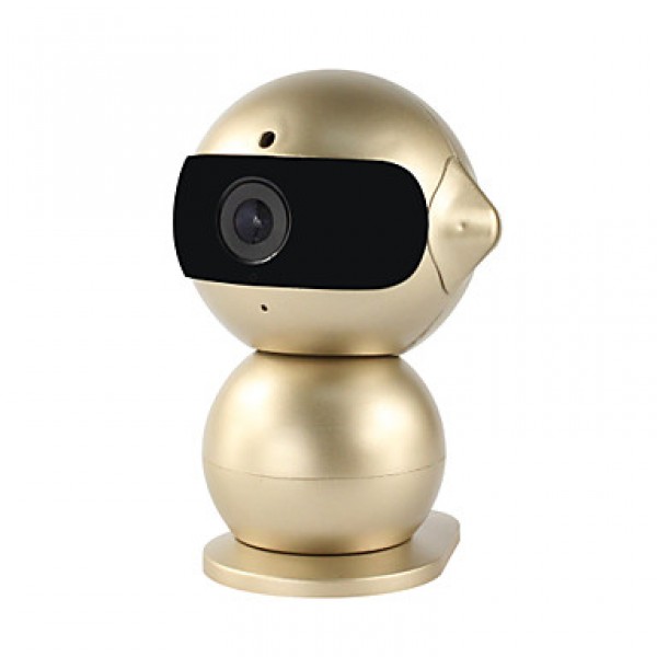 1.3MP Robot Mini Night Vision Baby Monitor HD WiFi Indoor Cute IP Camera (Remote Access / Plug and play)