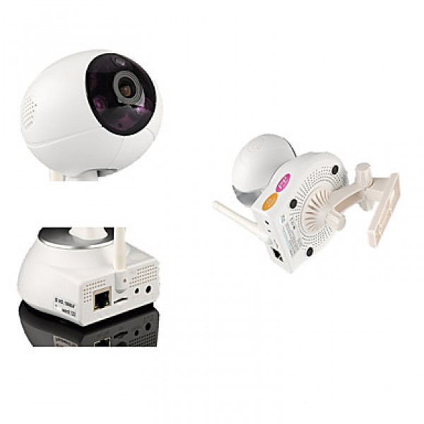 Wireless IP PTZ Surveillance Camera with 4pcs Wireless Alarm Detectors, Motion Detection, Baby Monity SV-VPC2K3