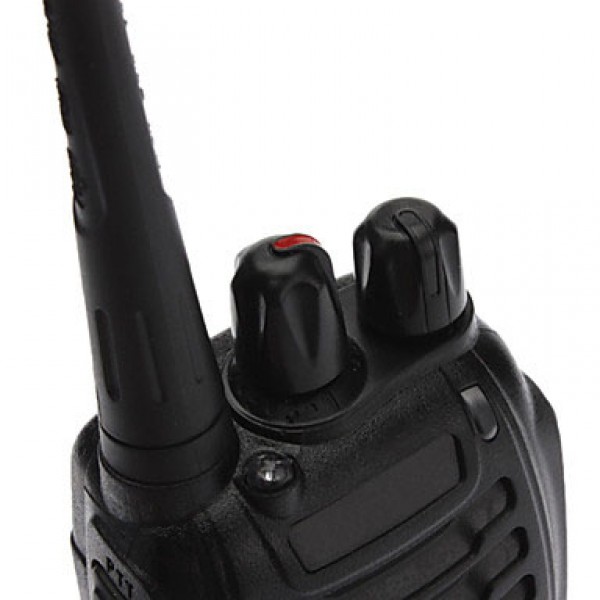 BF-888S 5W 400~470MHz 16-CH Walkie Talkie - Black