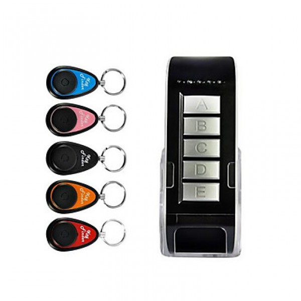 Keychain Electronic Anti-lost 5 in 1 Key Finder Keyfinder 1 Transmitter  5 Receivers  