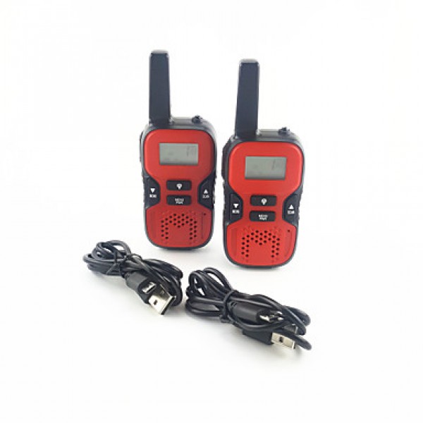 Kids Walkie Talkies Handheld 2-way Radio 22 CH 462.550- 467.7250MHz 0.5W Portable UHF Intercom for Hiking Camping