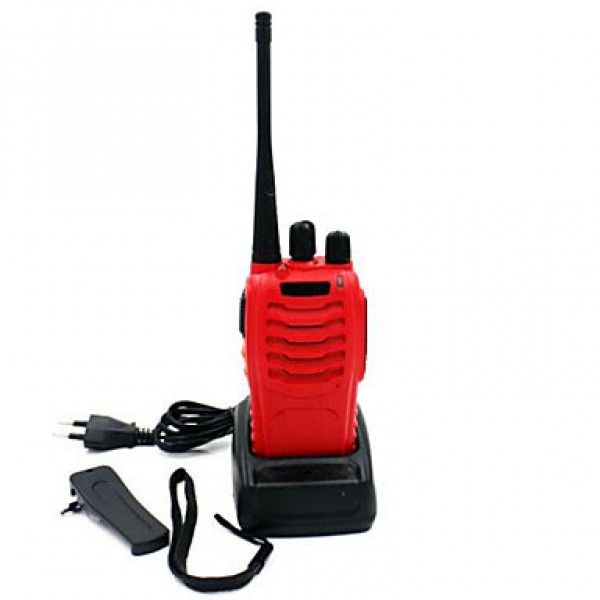 BF-888S UHF FM Transceiver High Illumination Flashlight Walkie Talkie