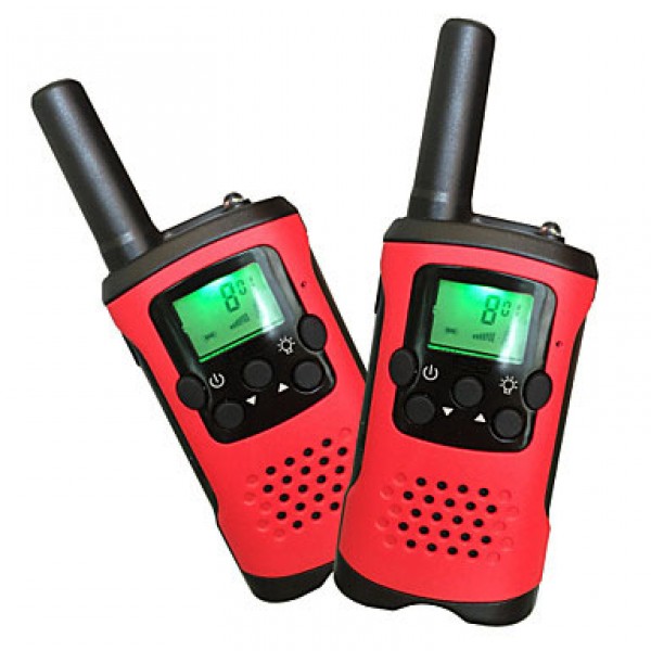 Kids Walkie Talkies 22 Channels and Back-lit LCD Screen (up to 6KM in open areas) Walkie Talkies for Kids (1 Pair) T48