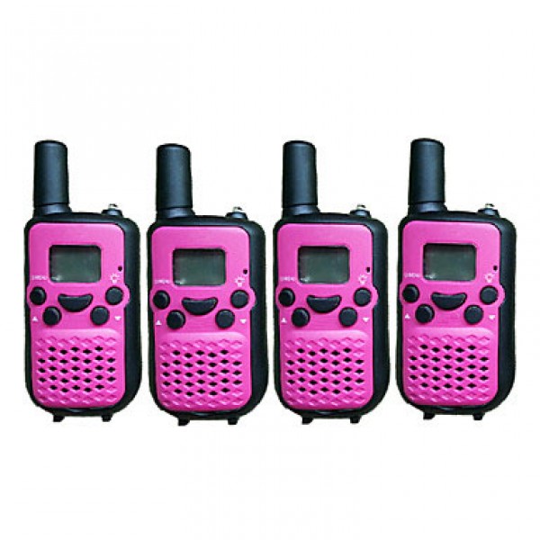 4 Packs FRS/GMRS Handheld Two Way Radios for Kids Children Walkie TalkieWith Hands Free 38CTCSS Up to 6KM