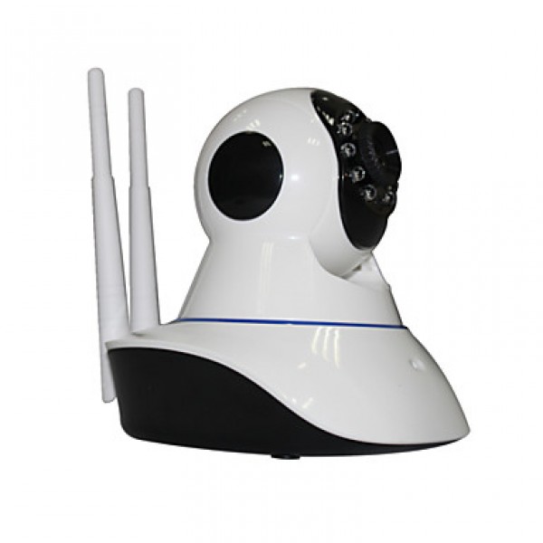 Pan Tilt IP Camera Wifi PTZ 720P Megapixels HD TF SD Card IP Cam With Wireless Burglar Alarm Detector For Home Security